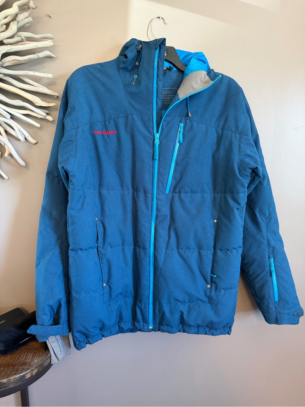 Swiss‎ Mammut Men’s Down 650 Insulated Slope Jacket size large